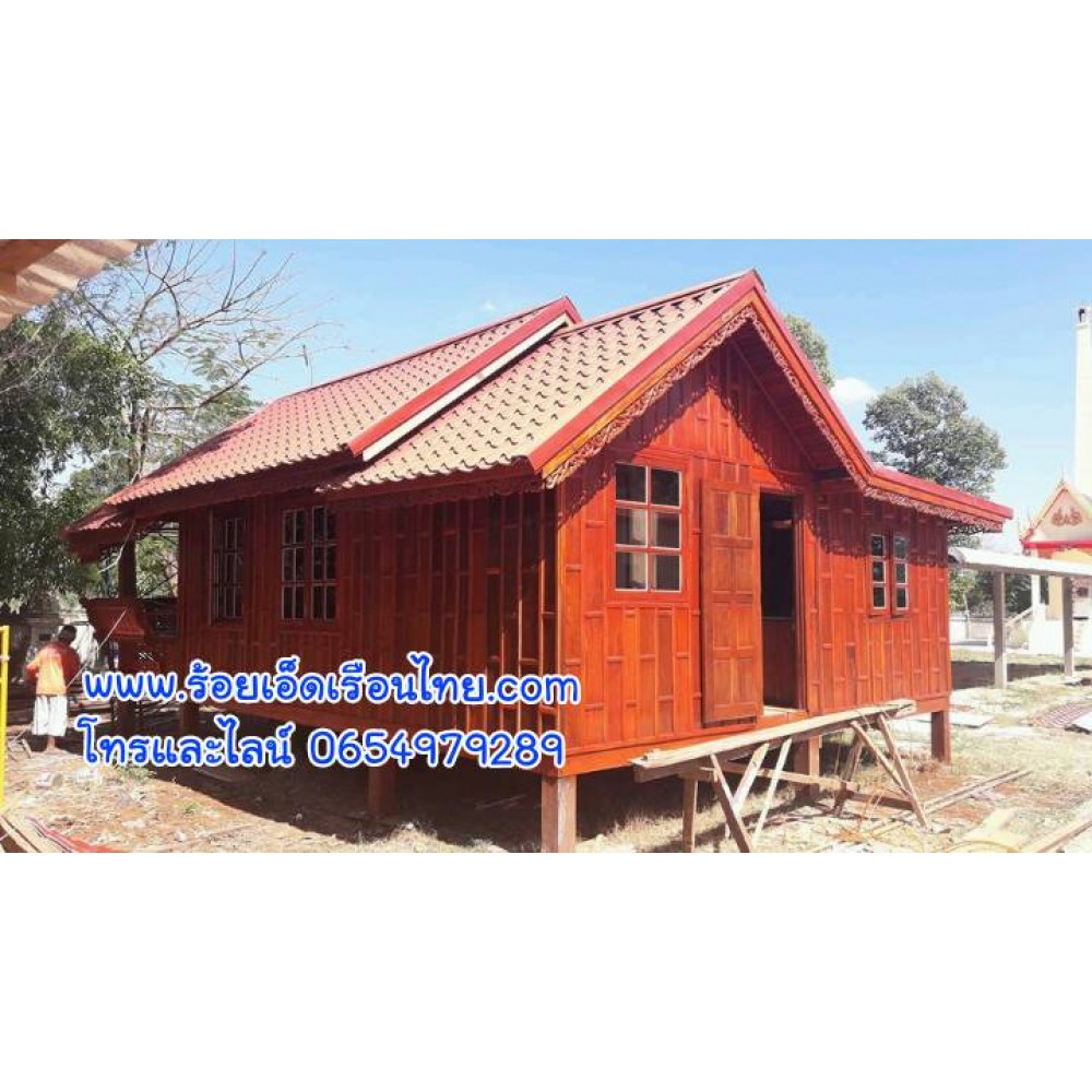 บ้านระเบียงข้างแบบที่18 ขนาด 5.5×8 บ้านระเบียงข้างแบบที่18 ขนาด 5.5×8